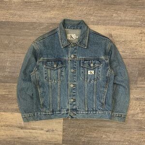 Vintage 2000s Calvin Klein Denim Jean Jacket Women’s Size Small